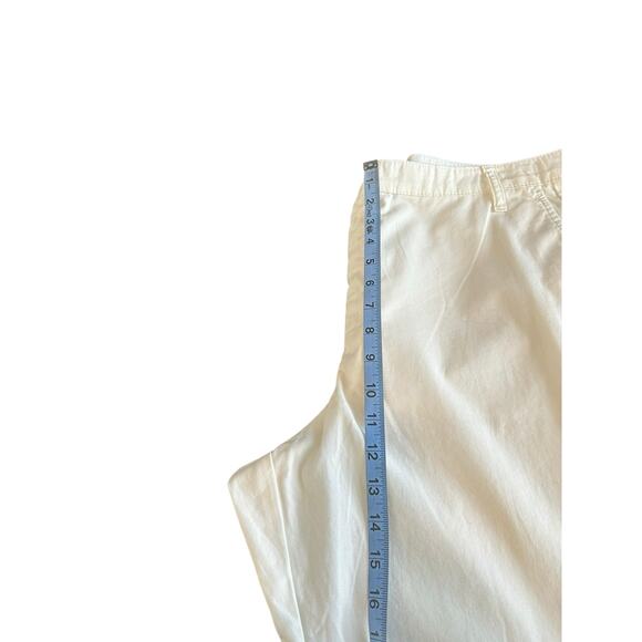 J.Crew Slouchy Boyfriend Chino Pant Cream Neutral Basic Straight Leg Size 33 - Picture 13 of 15